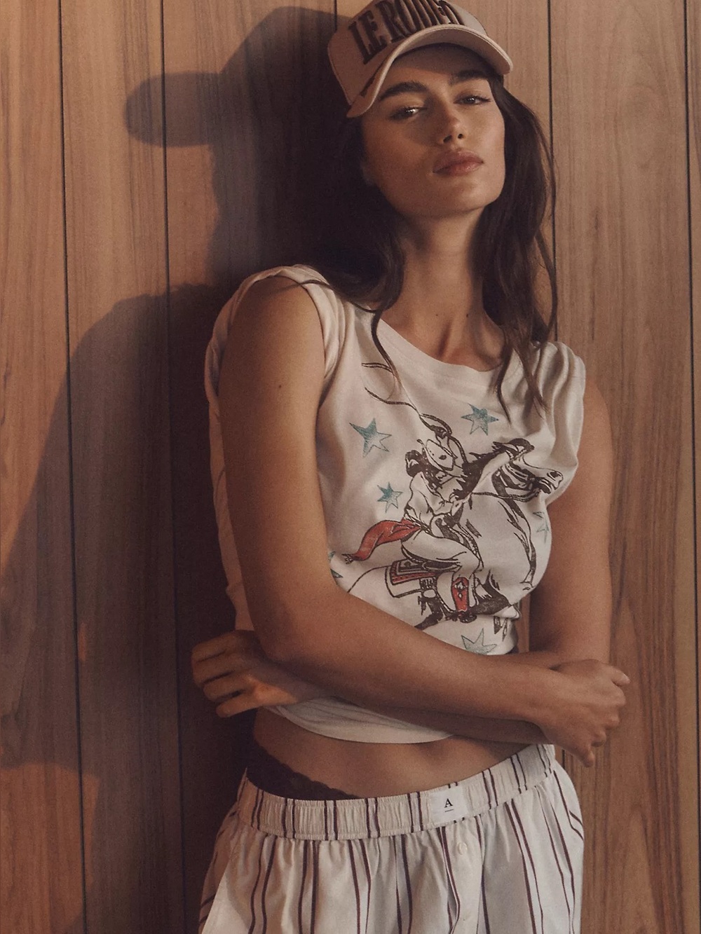 Letluv Horse Graphic Boyfriend Tee